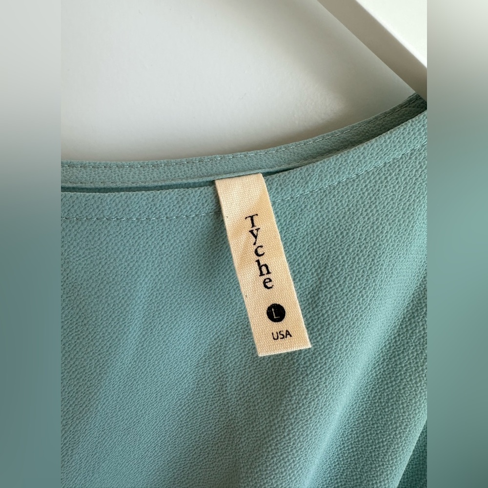 Tyche romper, size large, light teal - Picture 3 of 3